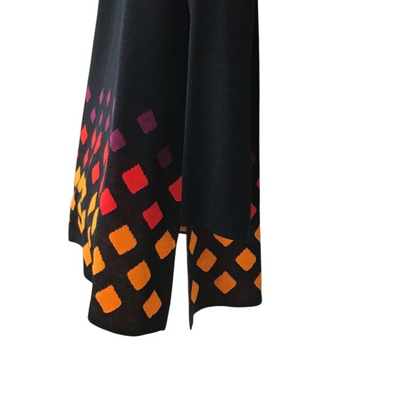 Misook Women's Colorblock Diamond Cardigan Sweater Size L - Picture 6 of 9